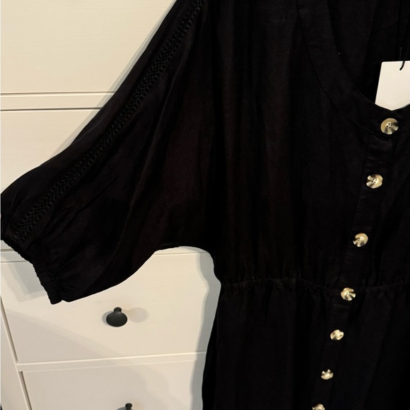 Linen shirt dress, size 10 (Australian size 14), NWT - Picture 3 of 3